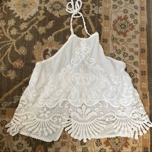 Kimchi Blue White Lace Halter